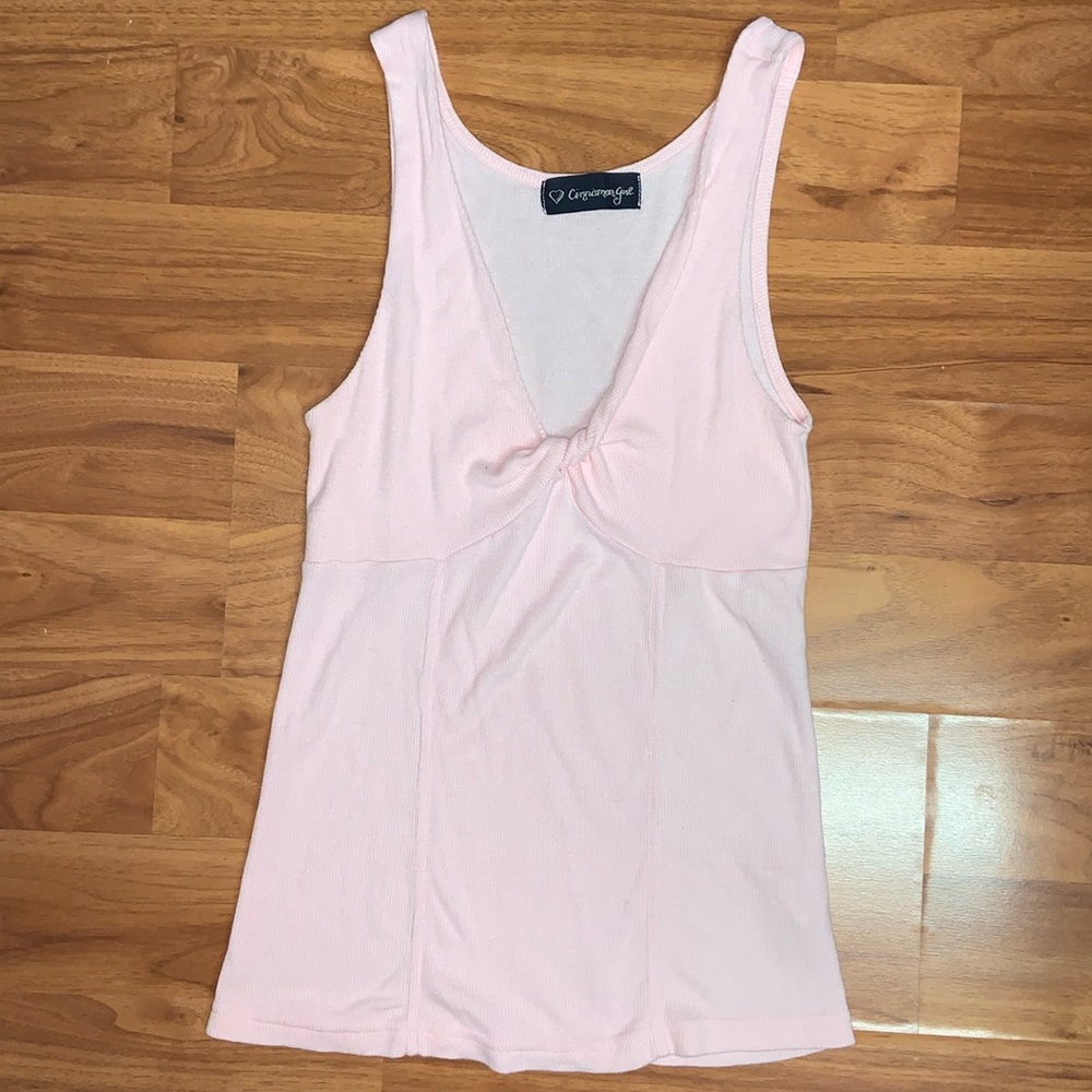 Cinnamon Girl Twist Front Tank Top